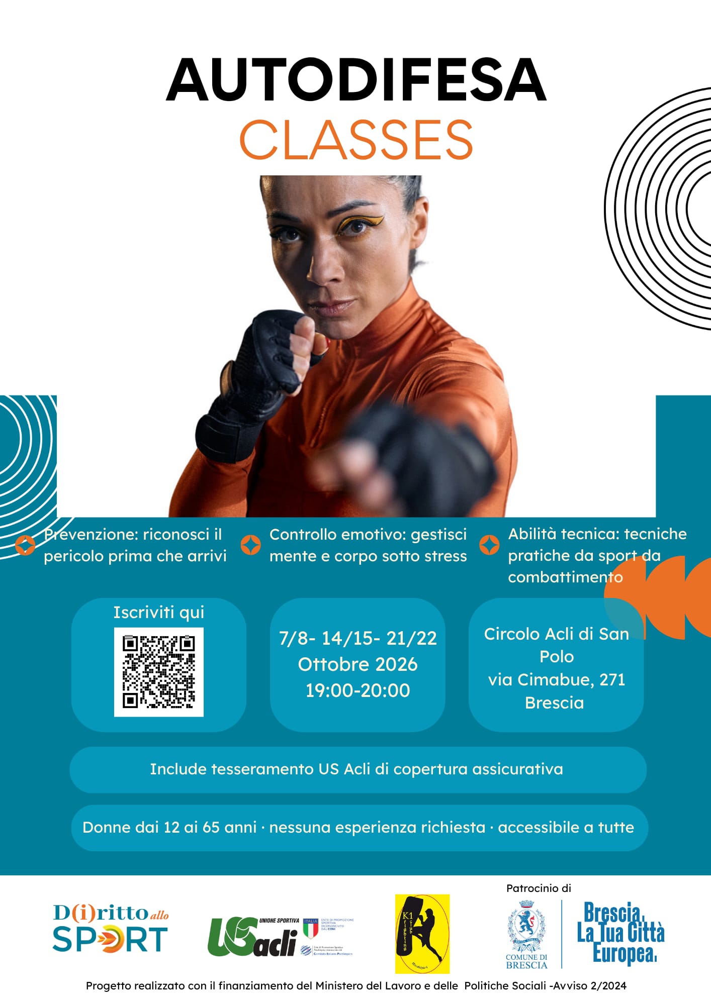Locandina Autodifesa Classes
